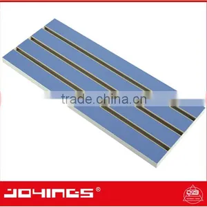 MDF Slatwall Melamine Panel With Aluminum Extrusion Inserts thumbnail-2