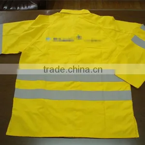 Yellow High Quality New Design Wholesale Fashion Europe Market TC Workwear Overall Work Cloth thumbnail-1