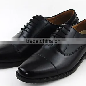 New Style Black Army Men Leather Shoe thumbnail-1