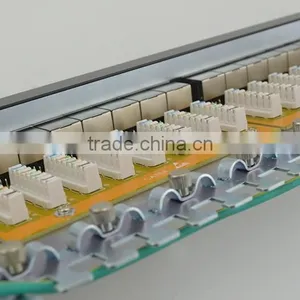 LY-PP6A-17 Made In China Cat6a Patch Panel T568 A, T568B Wiring Pattern Stp Cat 6 Patch Panel thumbnail-4