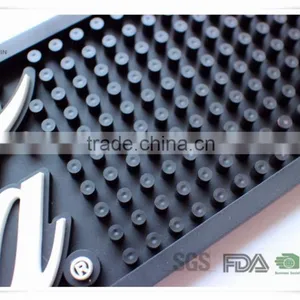 Promotional OEM Branded High Quality PVC Rubber Bar Mat thumbnail-6