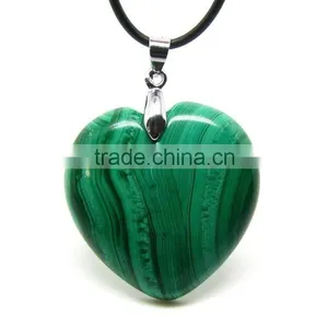 All Kinds Wholesale Heart Shape Crystal Gemstone Pendant Gemstone Jewelry thumbnail-1