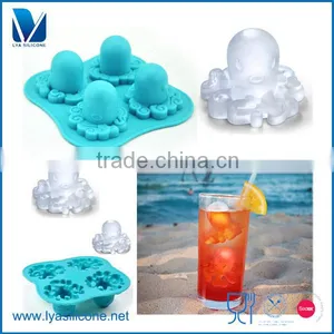 2016 Customized 4 Cups Tray Shot Glass Silicone Mold thumbnail-4