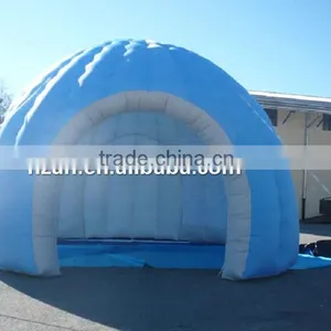 Blue Inflatable Dome Tent for Camping thumbnail-1