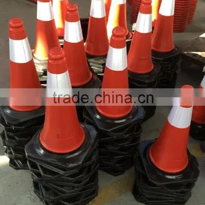 Height 500mm Safety Plastic Traffic Sport Cones thumbnail-5
