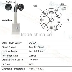 China Wholesale Cheap Anemometer Sensor WTF-B100 thumbnail-2