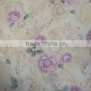 China Supplier Fabric 65% Polyester 35% Rayon Silk Blend Fabric Woven / Knitted Garment Polyline Fabric Wholesale thumbnail-1