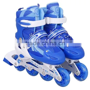 Kids Adjustable Inline Skates Junior Boys Girls Roller Inline Skates thumbnail-3