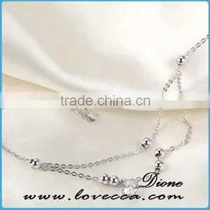 Top Quality Girlfriend Gift Jewelry Fashion Charms Silver Chain Bracelet 2015 New Product thumbnail-3