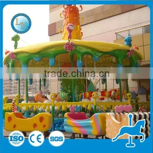 LED Decorated Amusement Theme Park Christmas Carousel thumbnail-6