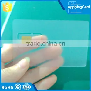 2016 New Product 13.56mhz Contact Chip Smart Card/transparent Card thumbnail-1