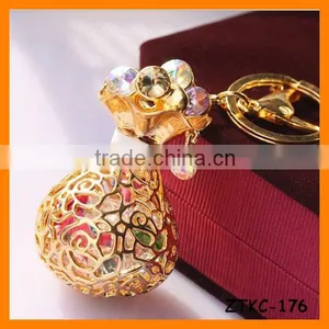 2014 Hollow Flower Purse Pendant Keychain , Bag Pendant ZTKC-176 thumbnail-1