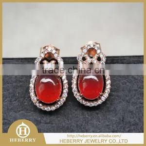Precious Garnet Gemstone Earring Crystal Wholesale thumbnail-6
