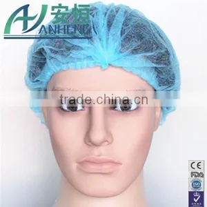 Disposable Non Woven Mob Caps for Medical Spa Food Disposable Nonwoven Massage Cap thumbnail-1