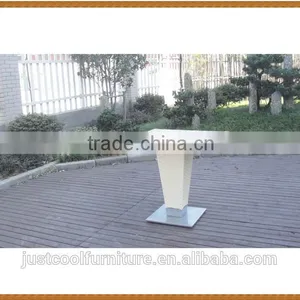 Square Table Rattan Dining Set Alu Base thumbnail-2