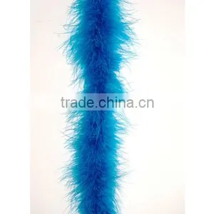 Fluffy Marabou Boa-Teal thumbnail-1