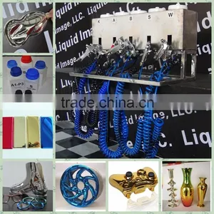 Silver Chrome Spray Kit Machine for New Starter thumbnail-4