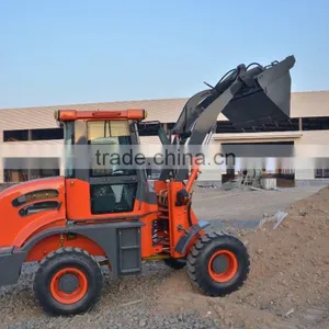 Chinese Wheelloader Compact Hydrostatic Wheel Loader,mini Dumper 1ton thumbnail-6