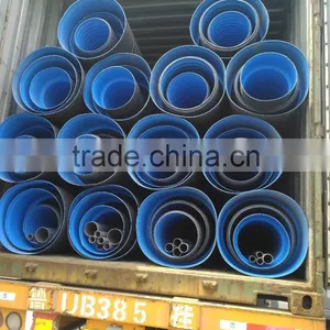 DN500,SN8 HDPE Double Wall Corrugated Pipe For Water Delivery thumbnail-6