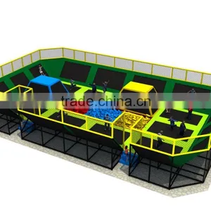 Xiujiang Safety Exercise Big High Quality Children Interesting OEM Best Trampoline Amusement Equipment thumbnail-3