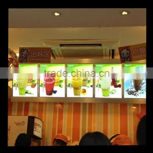 New Takeaway Fast Food Restaurant Menu Sign Light Box thumbnail-1