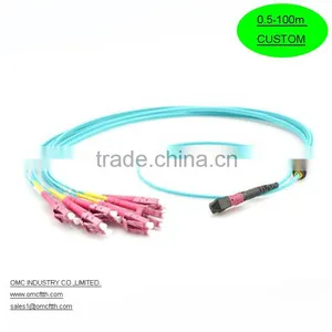 12 Core Breakout MPO -LC OM4 2.0mm Fiber Optic Patch Cord thumbnail-1