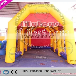Hot Resist Waterproof Material Efficient Yellow Inflatable Wedding Tents for Sale thumbnail-1
