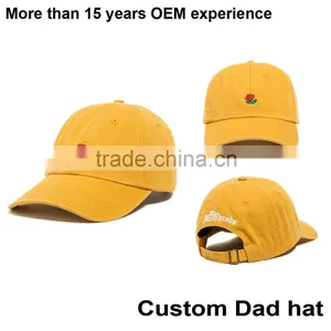 100% Cotton Twill Fabric Custom Wholesale Dad Hat thumbnail-5