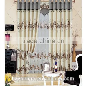 2015 Hot Sale Printed Designed No. 28 Window Curtains, Made- up Black Out Fabric in Home or Hotel thumbnail-2
