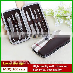 7 in 1 Nail Care Gift Set/ Cutter Cuticle Clipper/Manicure Pedicure Kit Case thumbnail-1