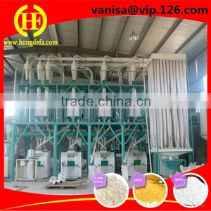 Middle Little 50 Ton/24H Maize Flour Making Machine thumbnail-1