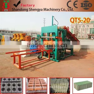 Low Cost With High Capacity Fully Automatic Brick Production Line QT5-20 thumbnail-1