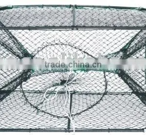 Stainless Steel Shrimp Traps Nylon Float Metal Frame Fishing Cage thumbnail-1