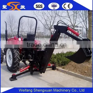 2017 Hot Sale Backhoe Loader Low Price Excavator With Tractors thumbnail-1
