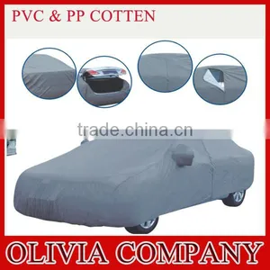 Folding Silver PEVA Sun Car Cover thumbnail-2