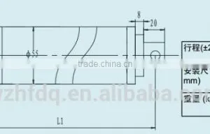 40 Inches High Speed Tubular Linear Actuator thumbnail-2