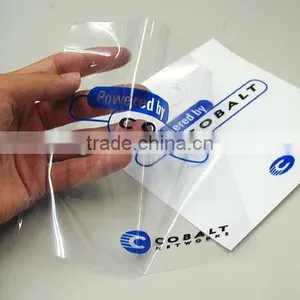 Logo Print Transparent Plastic Label thumbnail-3