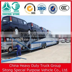 Chinese Manufacturer 3 Axle Truck Trailer Car Transport Trailer and Truck for Sale thumbnail-2