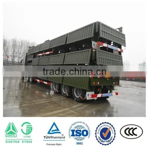 Factory Direct Price 60T Side Wall Cargo Semi Trailers for Sale thumbnail-1