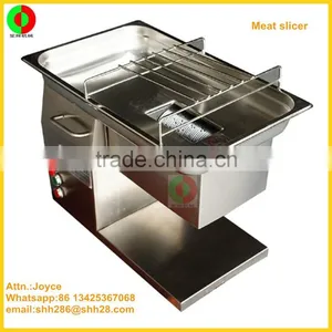 Factory Direct Sale Tabletop Automatic Industrial Food Processing Machine Electric Fresh Meat Slicer thumbnail-1