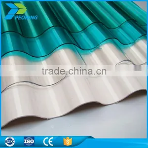Good Reputation pc Wellpappe Transparent Dach Clear Corrugated Plastic Roofing Sheet thumbnail-1