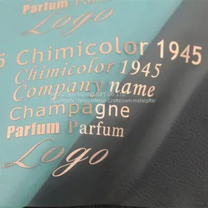 Customized 3M Glue Electroplate Metal Nickel Sticker thumbnail-5
