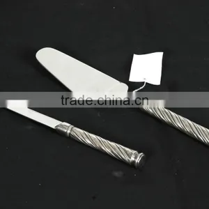 Brass Silver Plated Cake Slice / Cake Spatula / Pizza Shovel thumbnail-1