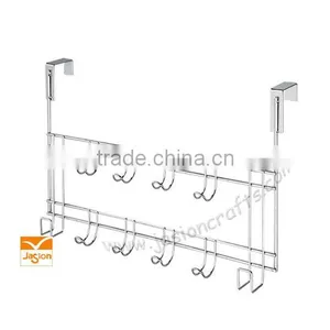 10 Fixed Hooks Chrome Wall Mounted thumbnail-1