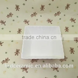 Stocked New Style Restaurant Square Ceramic Plates Dishes / Salad Bowl thumbnail-5