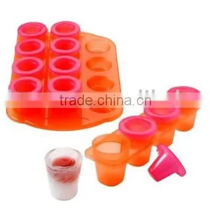 Plastic Frozen Ice Shot Glasses Mould/Ice Cube Mould thumbnail-1