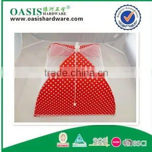 Fabric+Dacron Mesh Food Cover Foldable/food Umbrella thumbnail-1