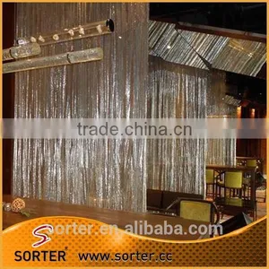 Sorter Golden Aluminum Alloy Metal Cloth for Folding Screen thumbnail-1