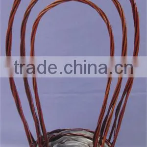 New Design Willow Flower Basket for Christmas thumbnail-1