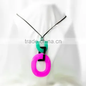 Buffalo Horn Necklace With Lacquered Finishing thumbnail-5